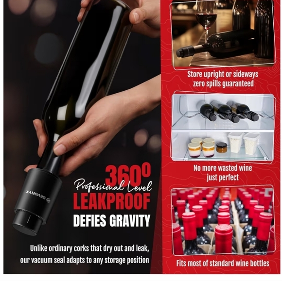 Vacuume Wine Stoppers - Picture 3 of 4